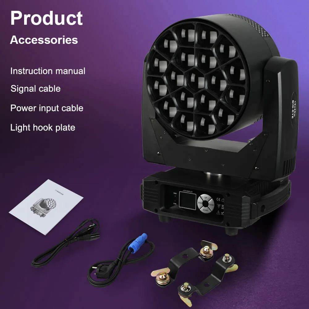 Betopper LM1925 19x25W Moving Head LED Stage Light - Image 8
