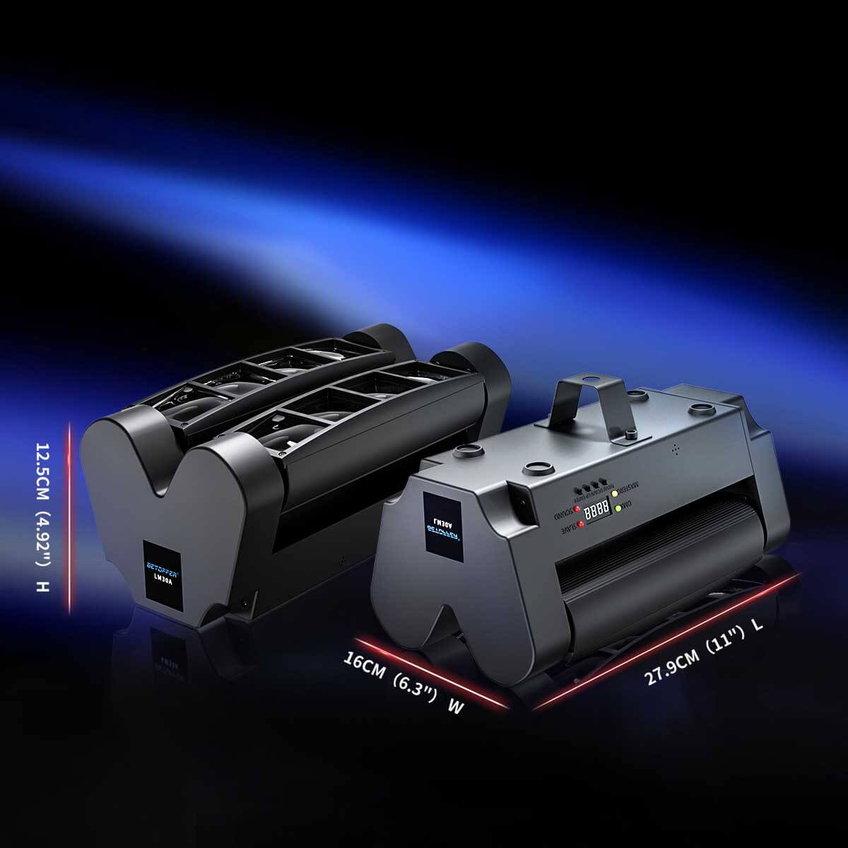 Betopper LM30A 8x3W Mini Spider Moving Head Stage Light - Image 7