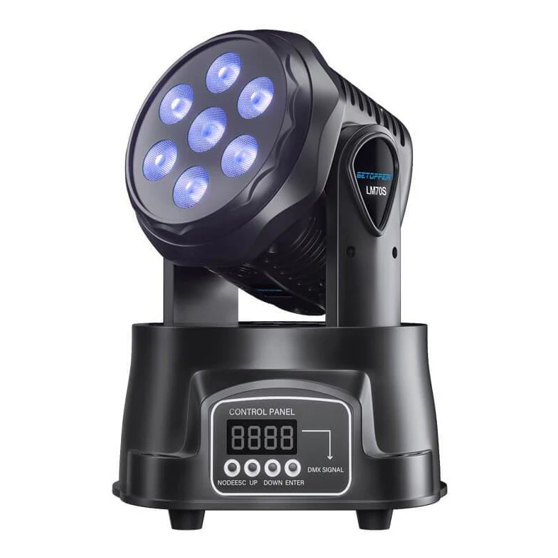 Betopper LM70S 7x8w Mini Moving Head Stage Light - Image 11