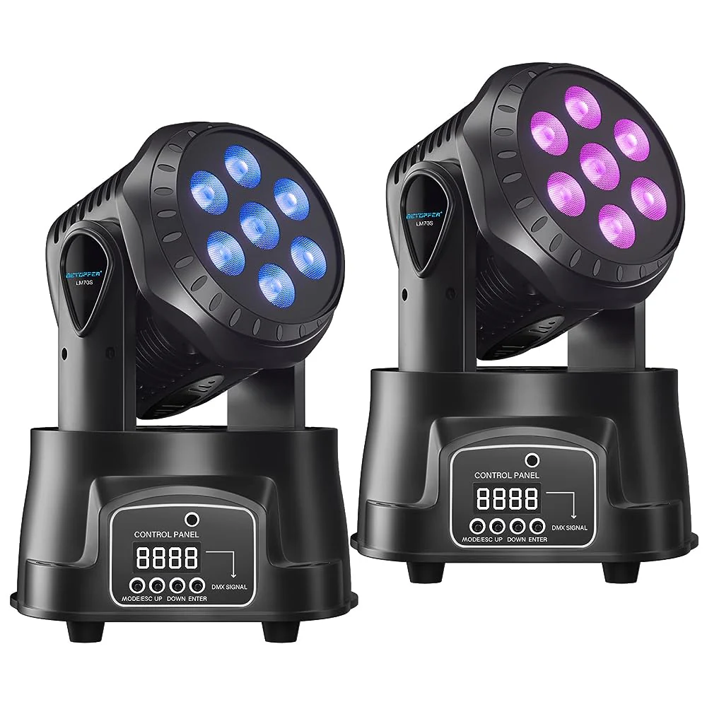 Betopper LM70S 7x8w Mini Moving Head Stage Light - Image 12