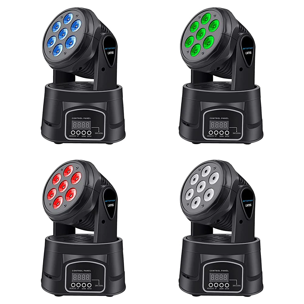 Betopper LM70S 7x8w Mini Moving Head Stage Light - Image 13