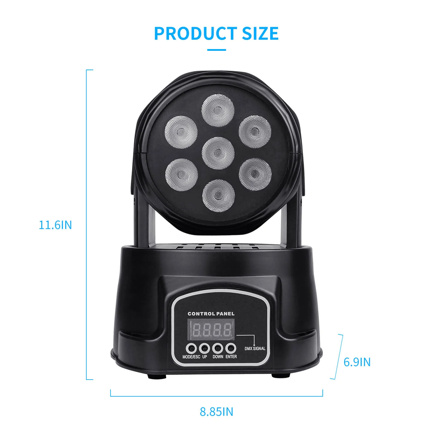 Betopper LM70S 7x8w Mini Moving Head Stage Light - Image 8